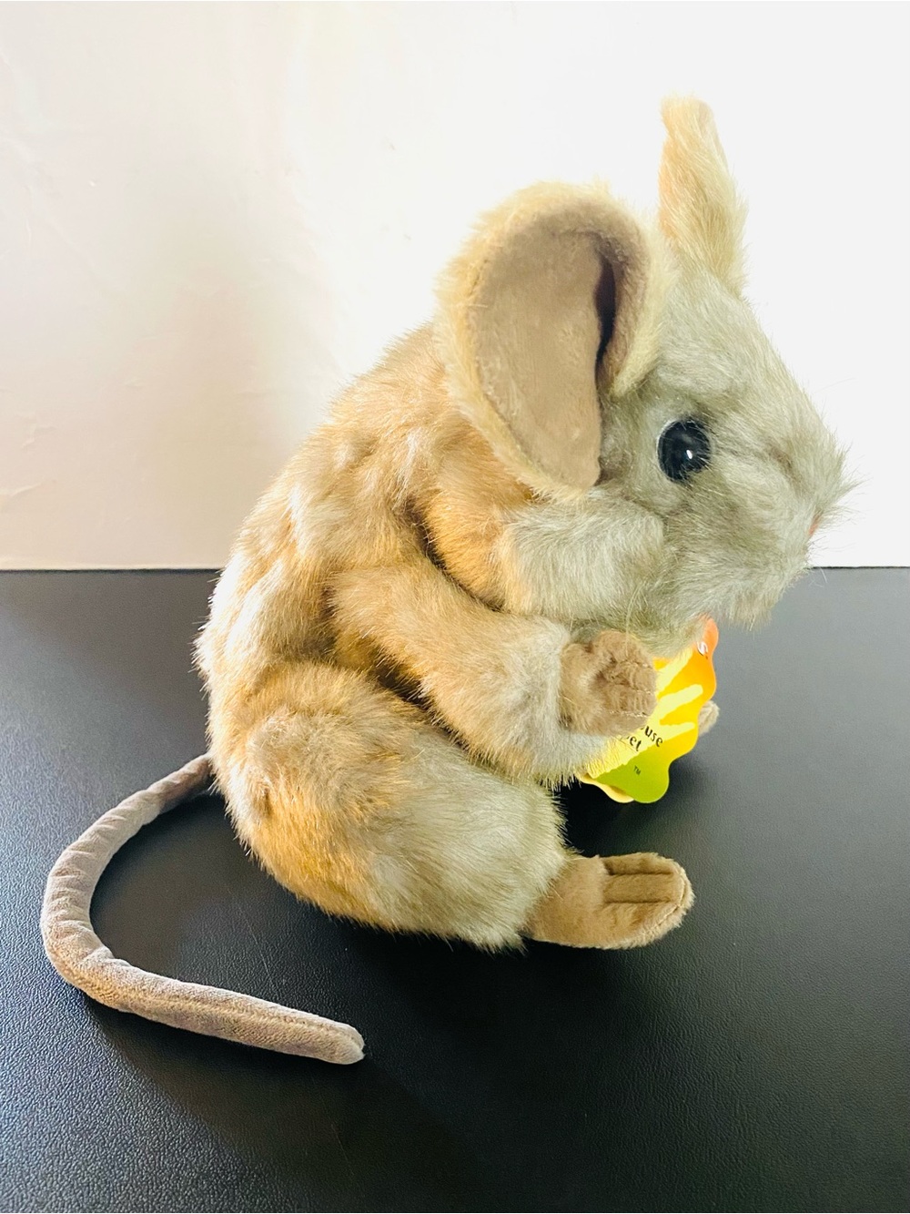 New Folkmanis Grey Mouse Puppet Plush Stuffed Animal Storytelling Animation - Picture 5 of 13